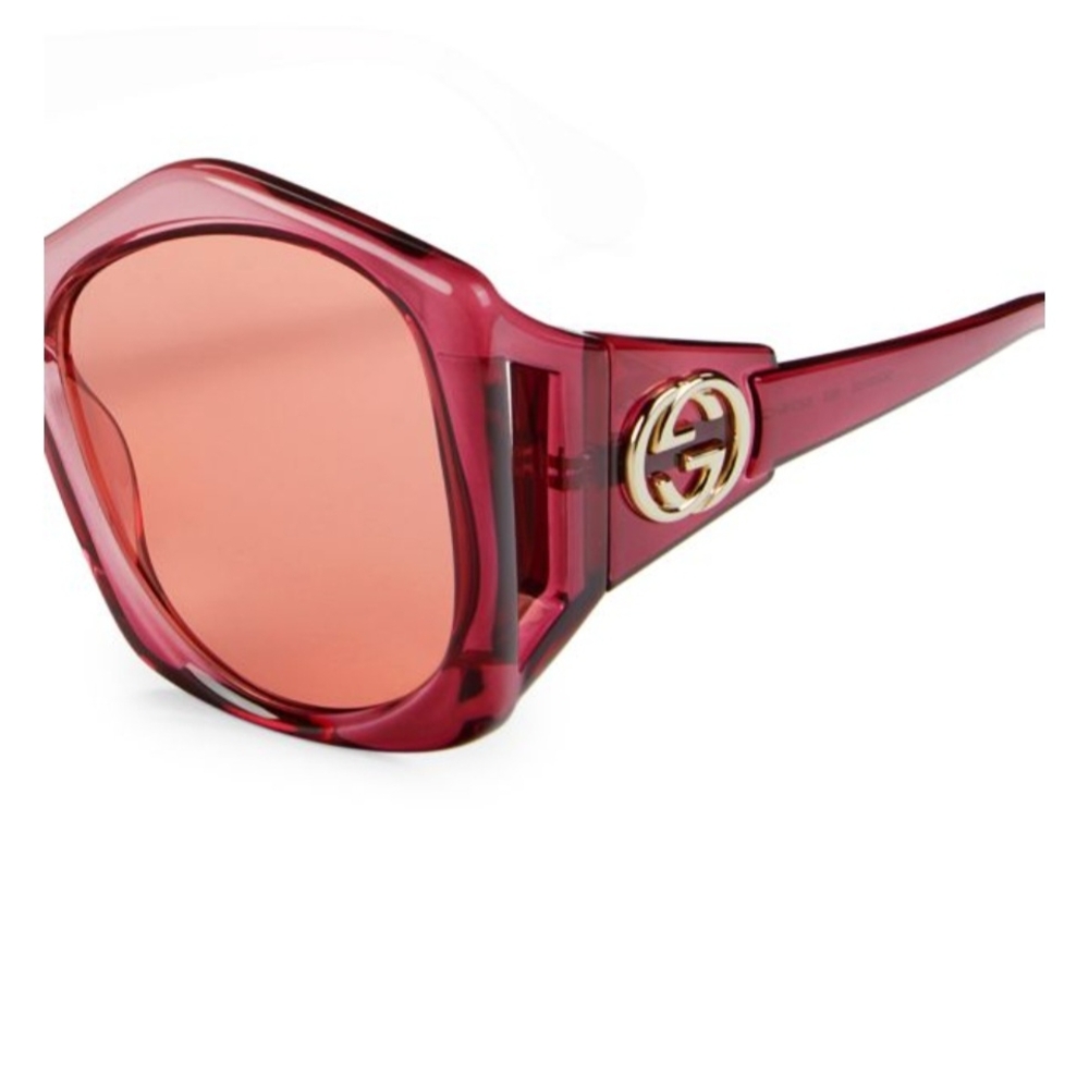 Gucci Women's Rose-Tinted Sunglasses - Picture 3 of 4